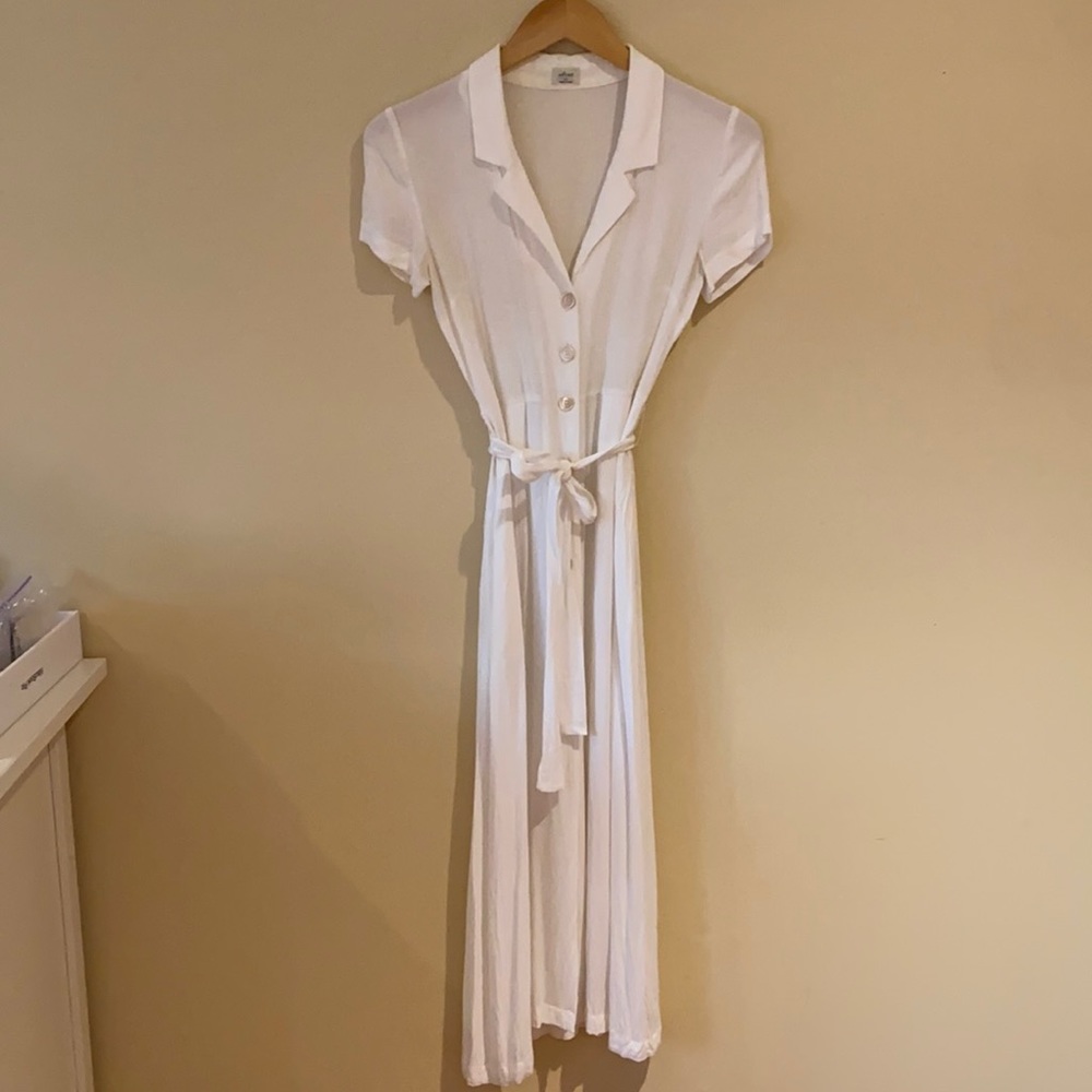 Aritzia Wilfred White Dress